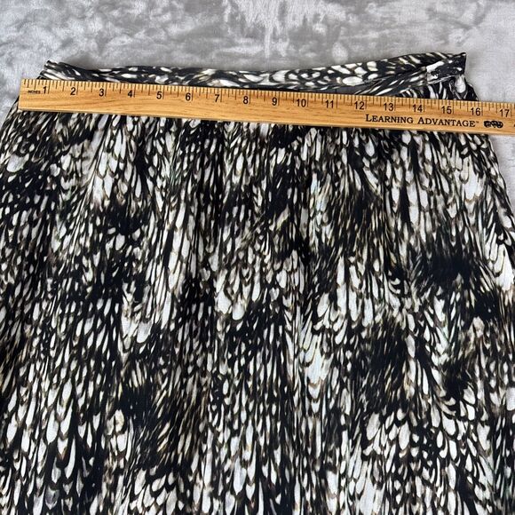 Peruvian Connection Tiered Maxi Skirt Women's 6 Brown Plumage Pockets (1069) - Picture 10 of 12